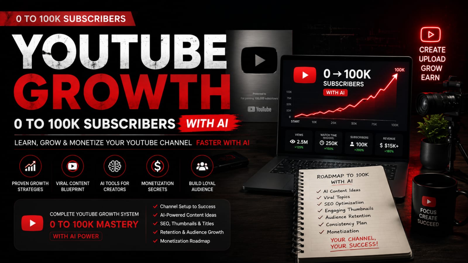 YouTube Growth With AI course banner